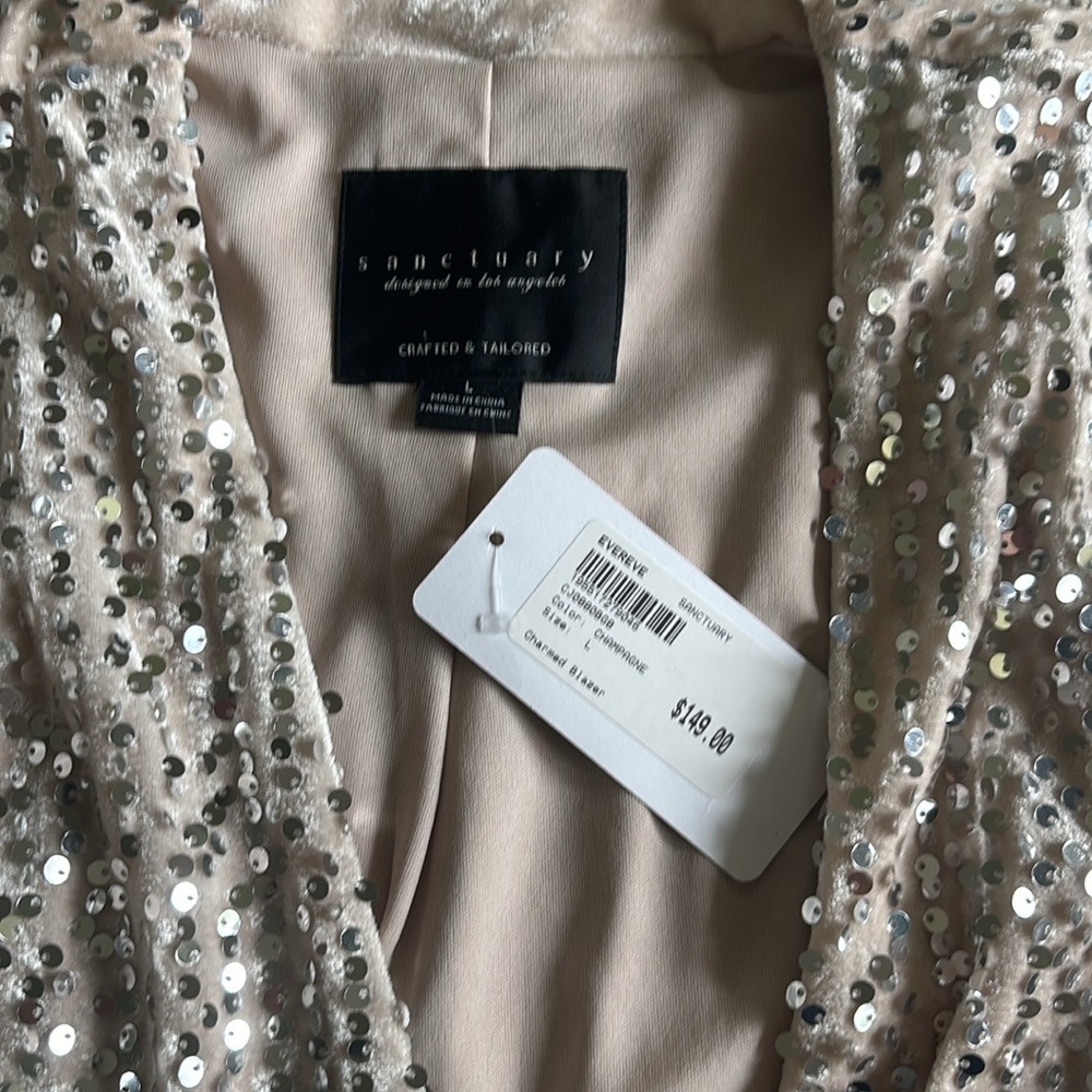 Sanctuary Sequin Charmed Blazer from Evereve - Picture 2 of 4
